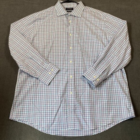 Lauren Ralph Lauren Regular Fit Stretch Button-Down Shirt Mens Size XL (32-33) - Picture 1 of 9